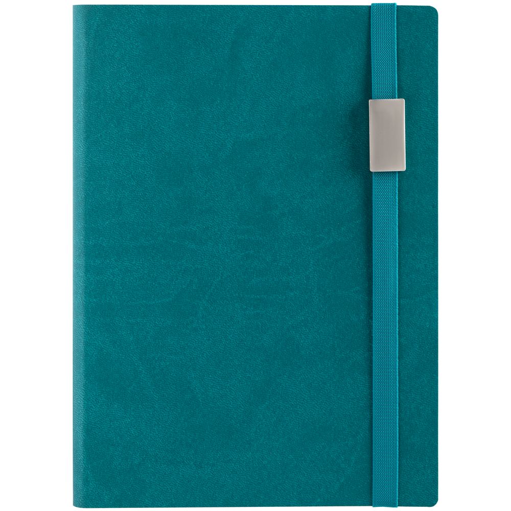 Ежедневник Vivian Metal, недатированный, бирюзовый / Миниатюра WWW (1000)