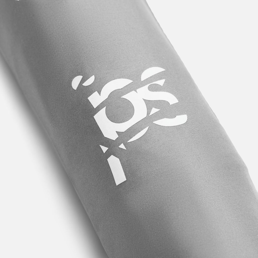 Зонт складной Hard Work с проявляющимся рисунком, серый / Миниатюра нанесения (1000)