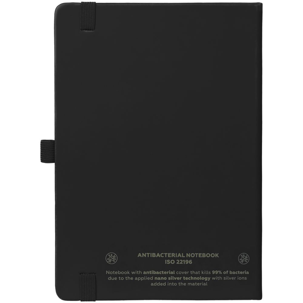 Блокнот Buffer с антибактериальным покрытием, черный / Миниатюра WWW (1000)