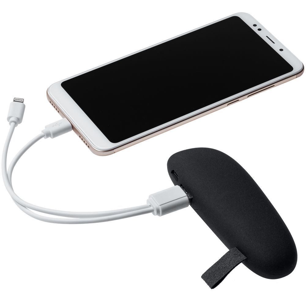 Внешний аккумулятор Pebble 2600 мАч, черный / Миниатюра WWW (1000)