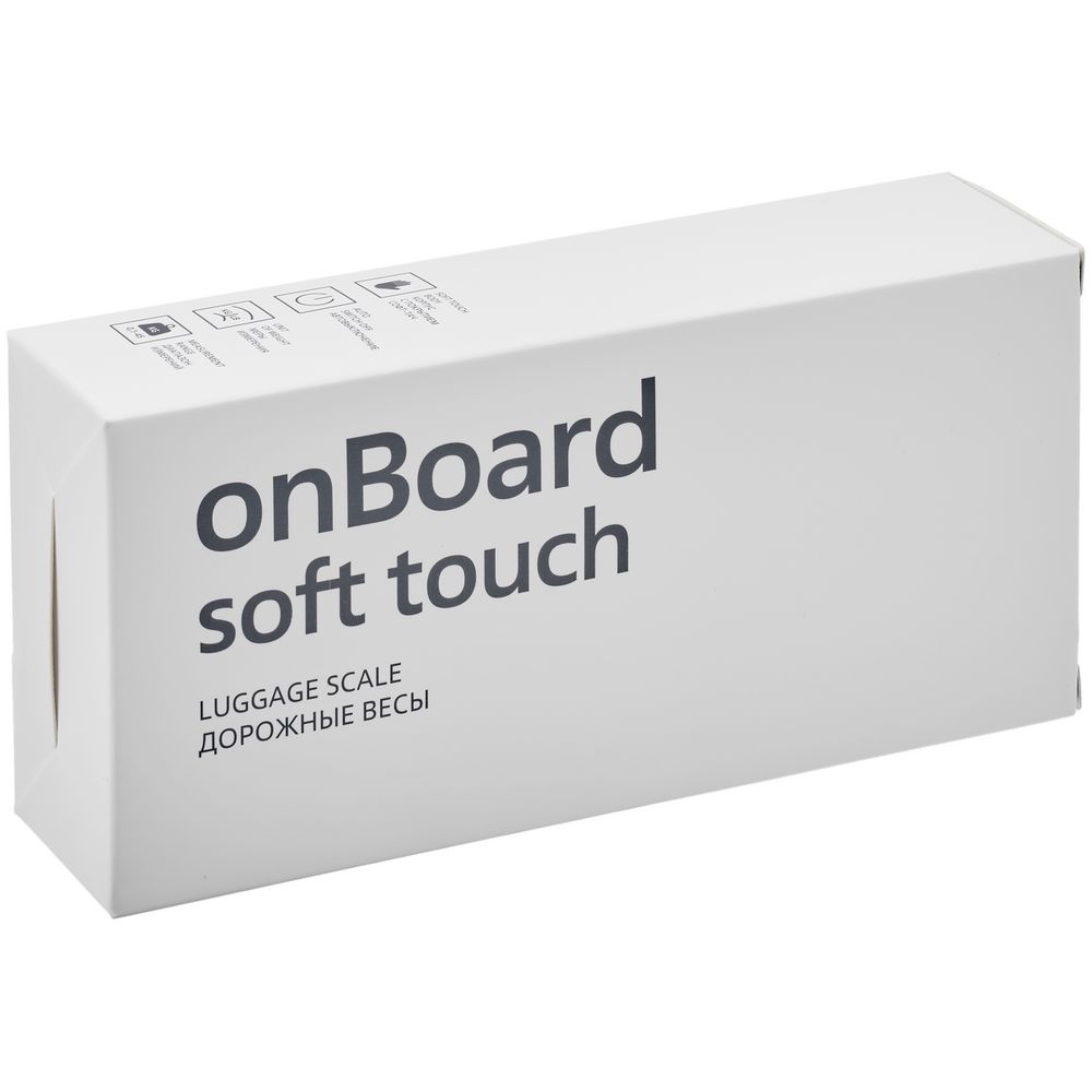 Дорожные весы onBoard Soft Touch, синие / Миниатюра WWW (1000)