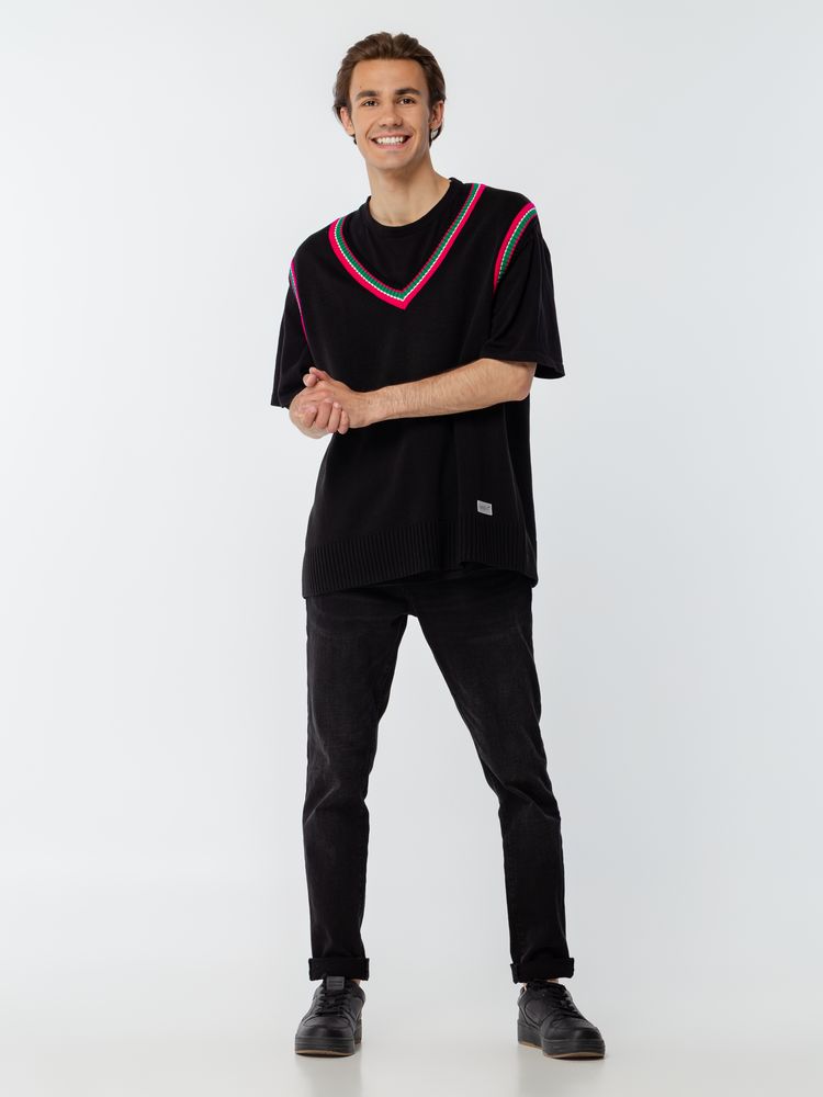 Жилет оверсайз унисекс Cornell в сумке, черный / Миниатюра WWW (1000)