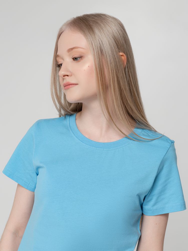 Футболка женская T-bolka Lady, голубая / Миниатюра WWW (1000)