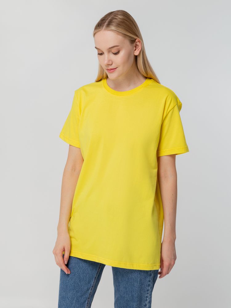 Футболка унисекс T-bolka 140, желтая / Миниатюра WWW (1000)