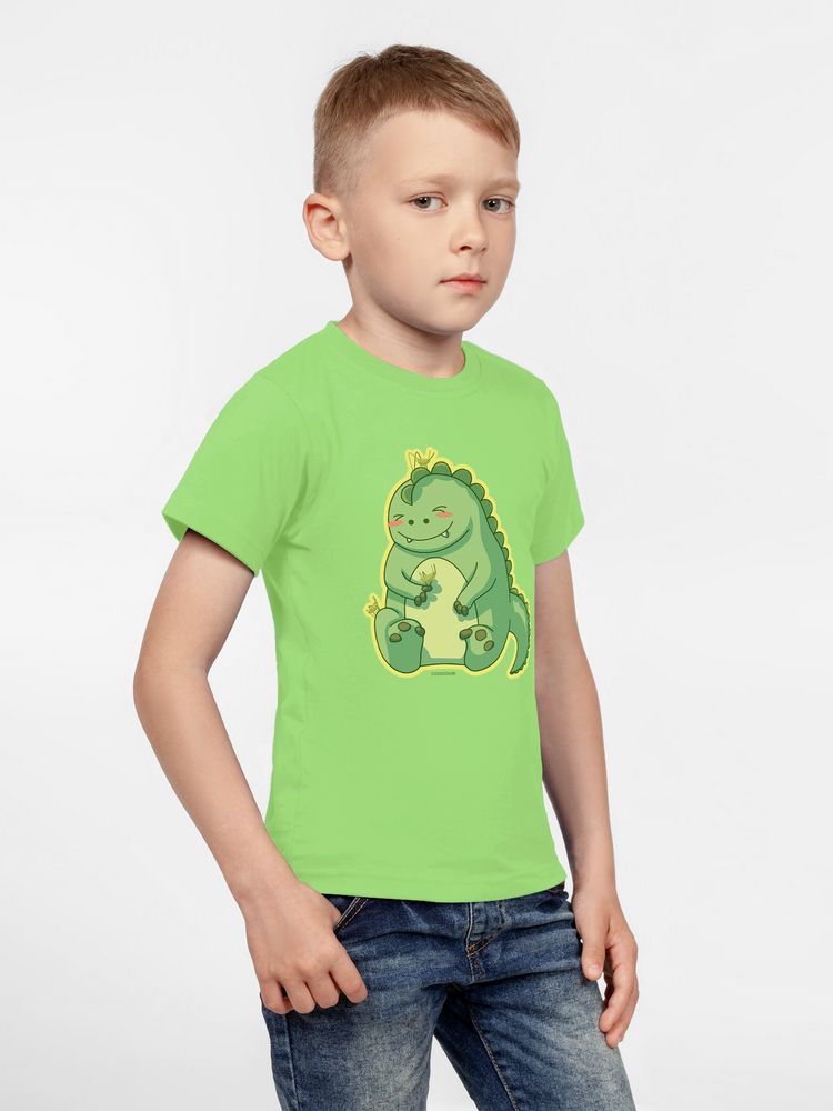 Футболка детская BabyZilla, зеленое яблоко / Миниатюра WWW (1000)