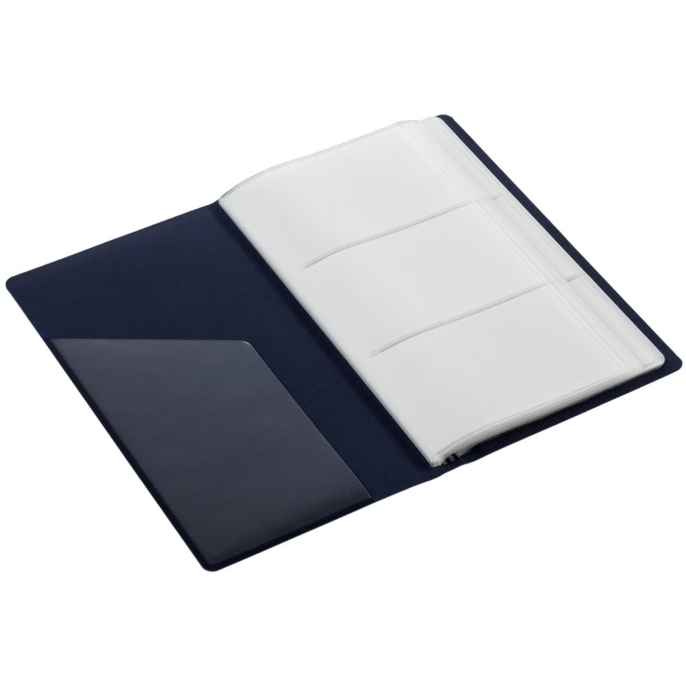 Визитница настольная Devon, синяя / Миниатюра WWW (1000)