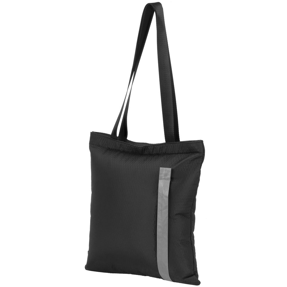 Сумка для покупок tagBag со светоотражающим элементом, черная / Миниатюра WWW (1000)