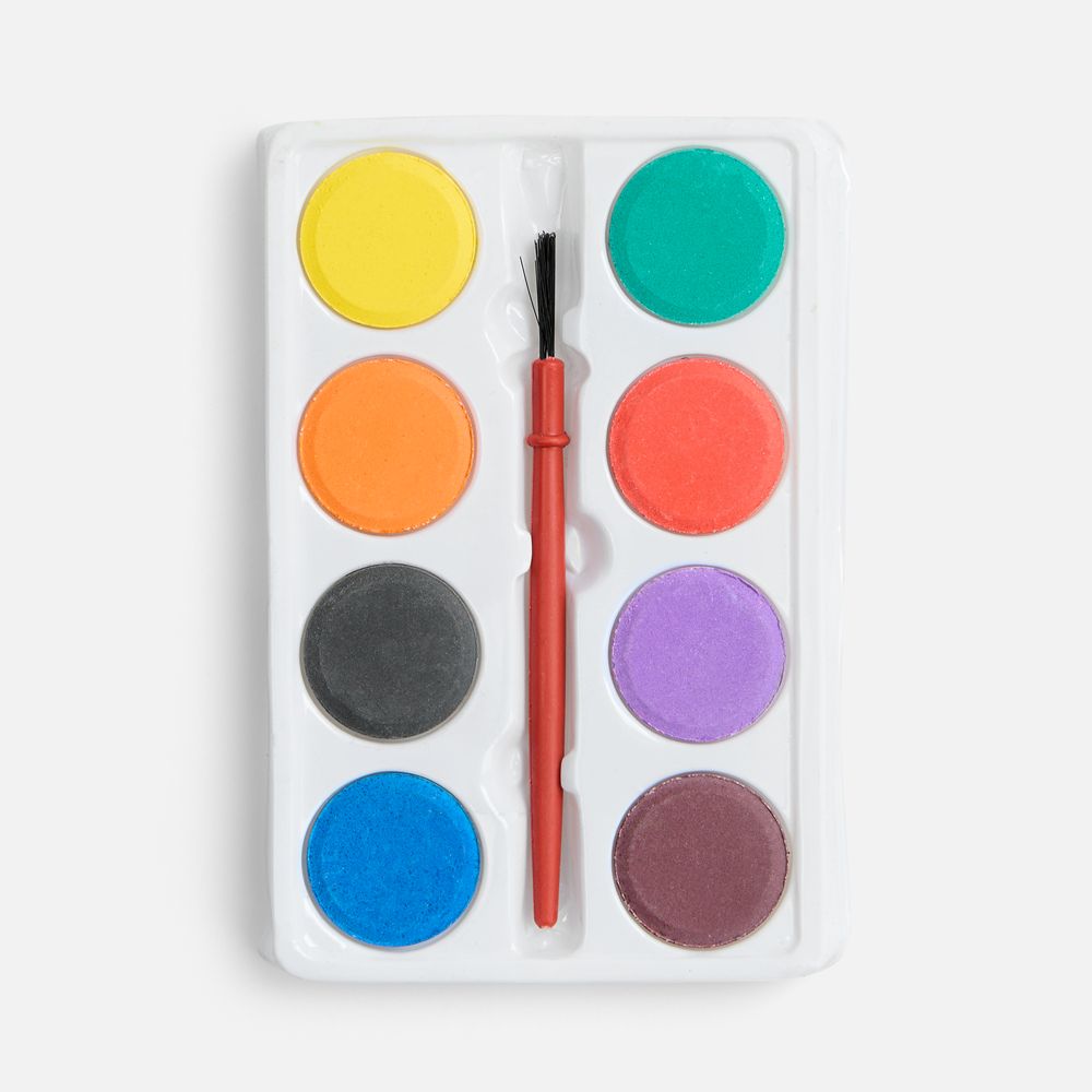 Краски Artmony, 8 цветов с кисточкой / Миниатюра WWW (1000)