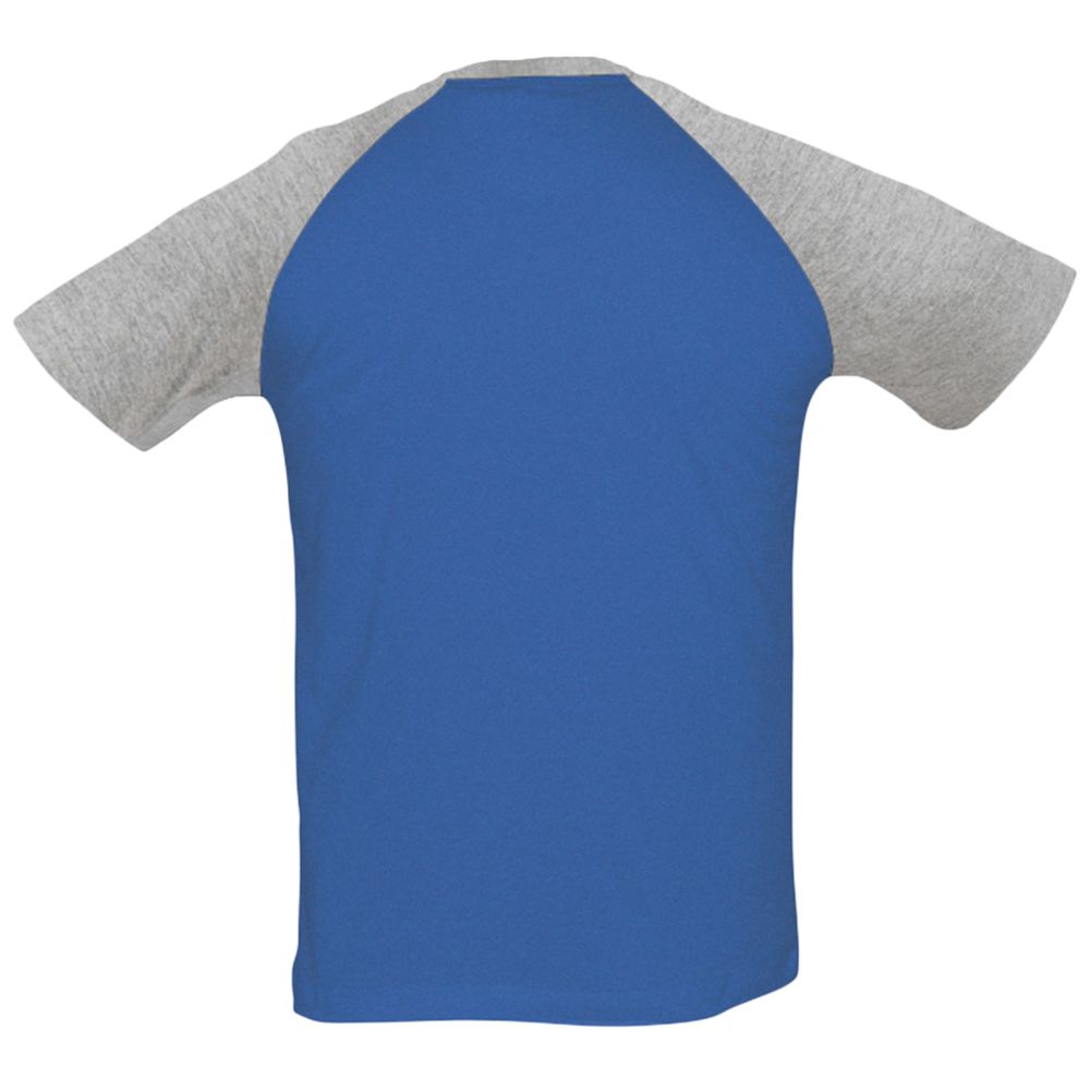 Футболка мужская двухцветная Funky 150, ярко-синяя с серым меланжем / Миниатюра WWW (1000)