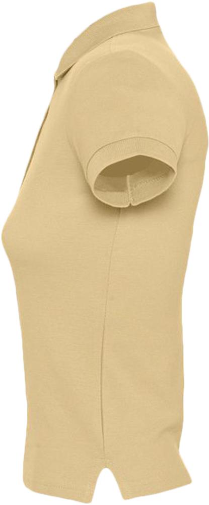 Рубашка поло женская People 210, бежевая / Миниатюра WWW (1000)