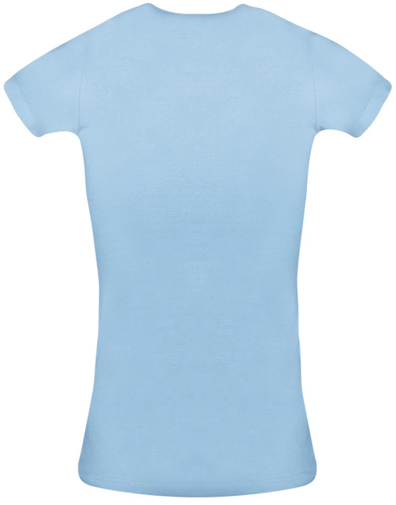 Футболка женская Moody 160, бирюзовая / Миниатюра WWW (1000)