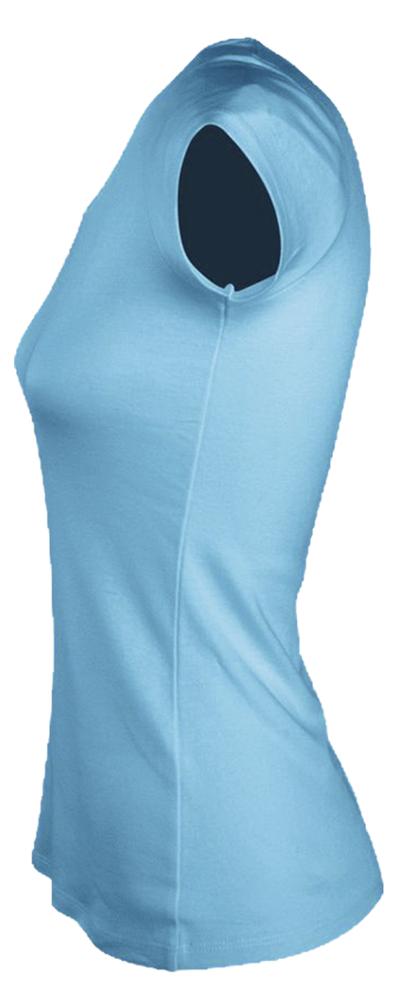 Футболка женская Moody 160, бирюзовая / Миниатюра WWW (1000)