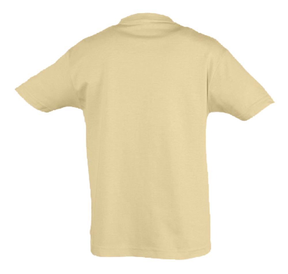 Футболка детская Regent Kids 150, бежевая / Миниатюра WWW (1000)