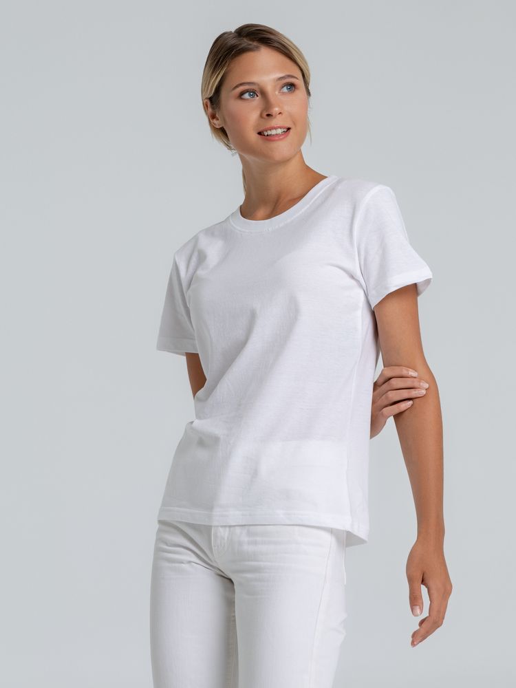 Футболка женская T-bolka 140 Lady, белая / Миниатюра WWW (1000)