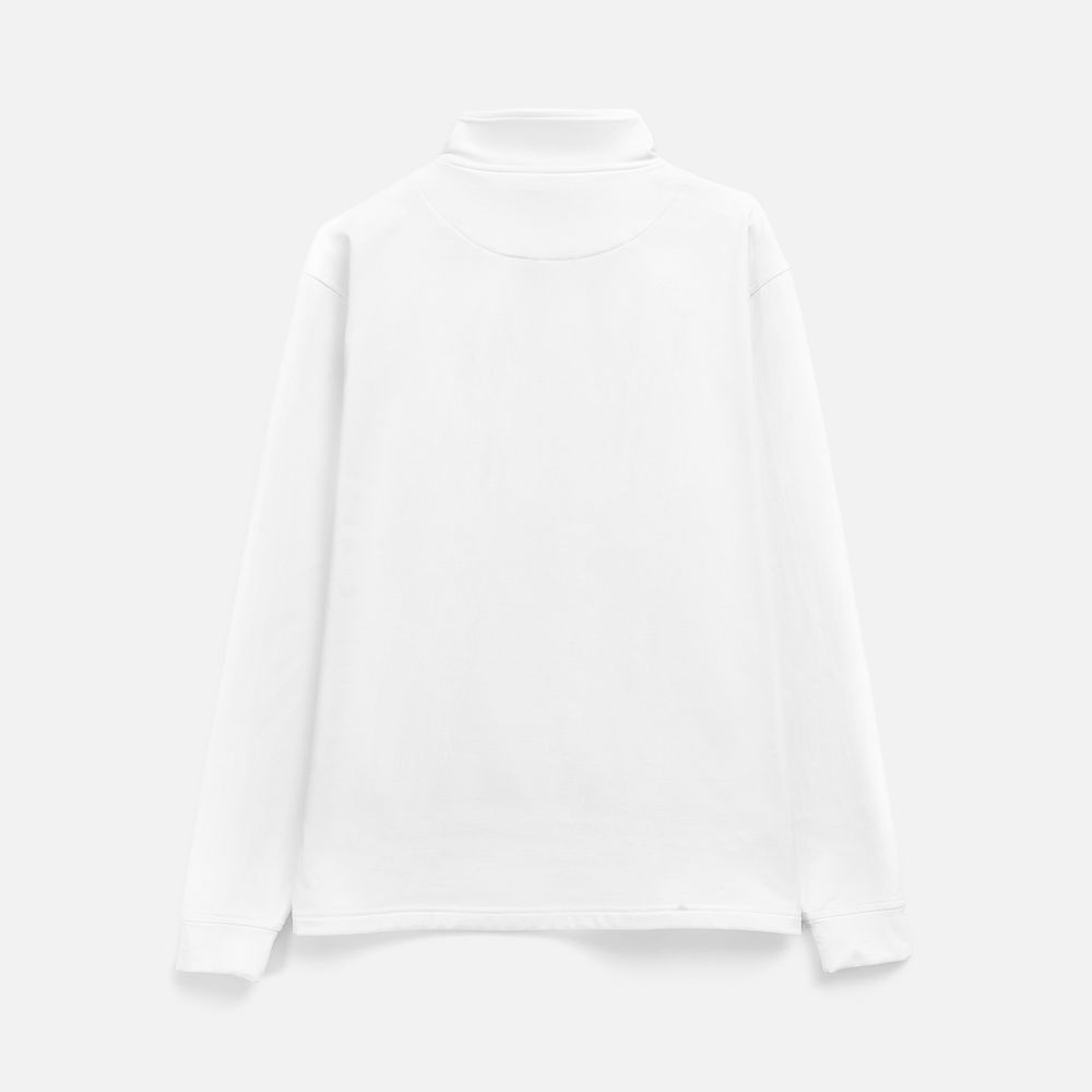 Свитшот на молнии Morfiss, белый / Миниатюра WWW (1000)