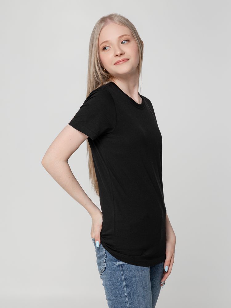 Футболка женская T-bolka Lady, черная / Миниатюра WWW (1000)