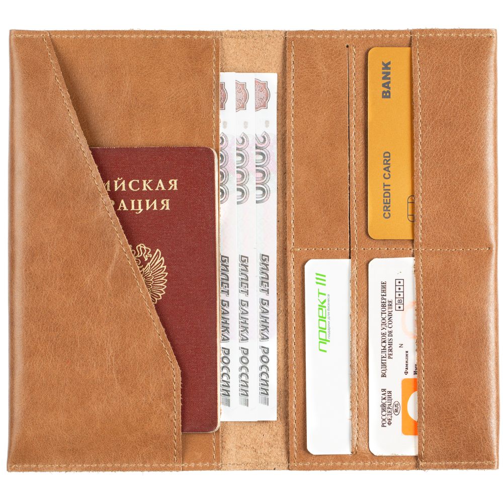 Дорожный органайзер Apache, светло-коричневый (camel) / Миниатюра WWW (1000)