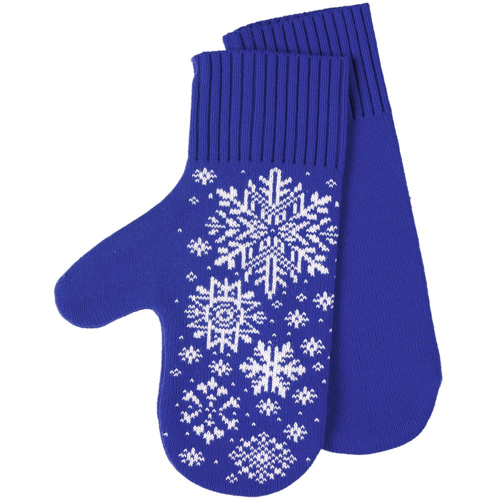 Варежки Snow Fairy, синие (василек) / Миниатюра WWW (1000)