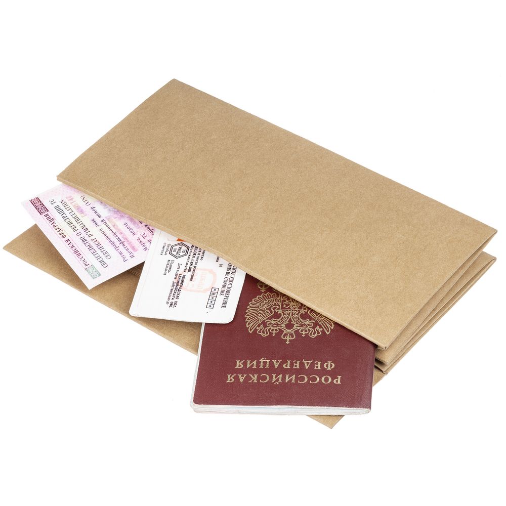 Органайзер для путешествий ticketJacket, песочный / Миниатюра WWW (1000)