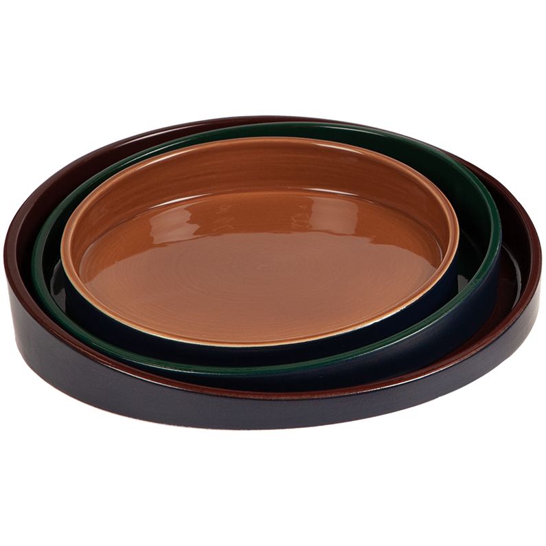 Блюдо Form Fluid, среднее, зеленое / Миниатюра WWW (1000)