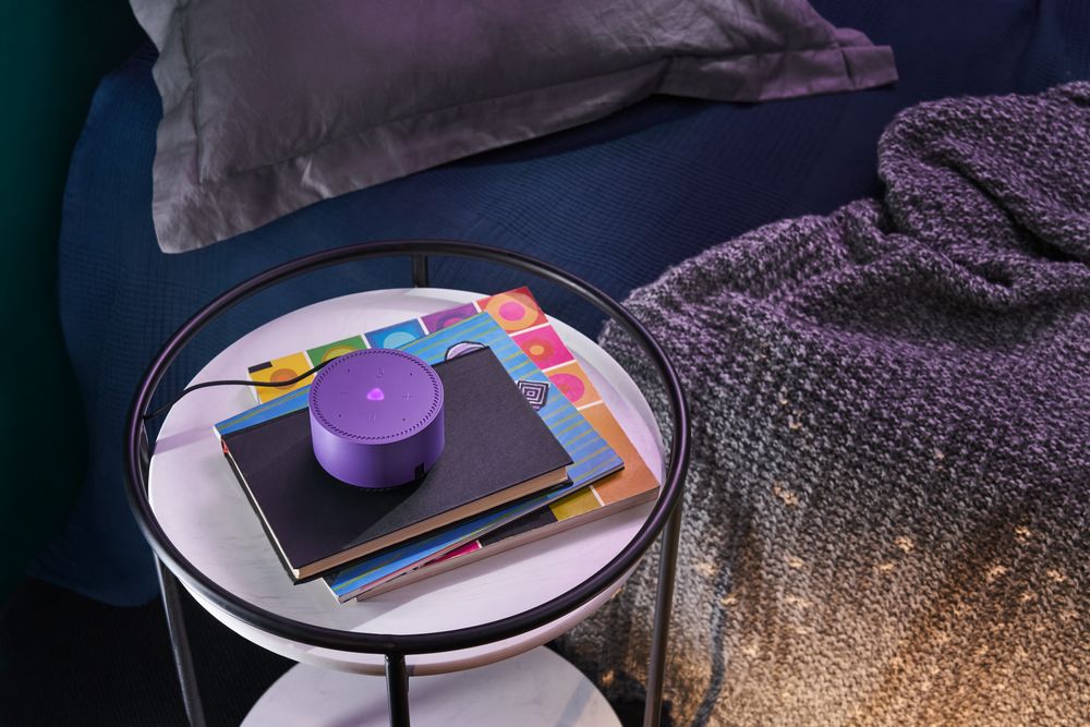 Умная колонка «Яндекс Станция Лайт», ультрафиолет / Миниатюра WWW (1000)