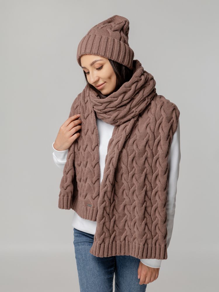 Шапка Loren, коричневая / Миниатюра WWW (1000)