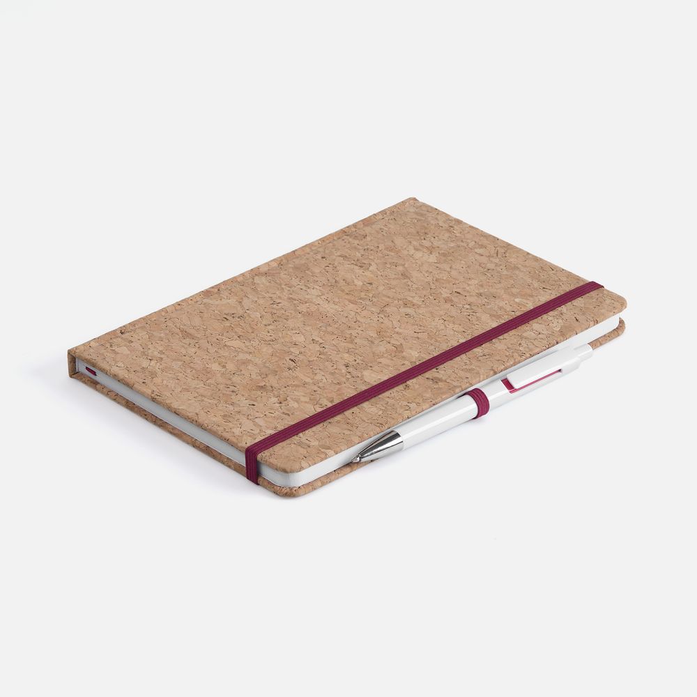 Блокнот Corkfolio, красный / Миниатюра WWW (1000)