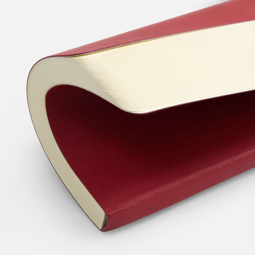 Бизнес-блокнот Megapolis Flex, бордовый / Миниатюра WWW (1000)