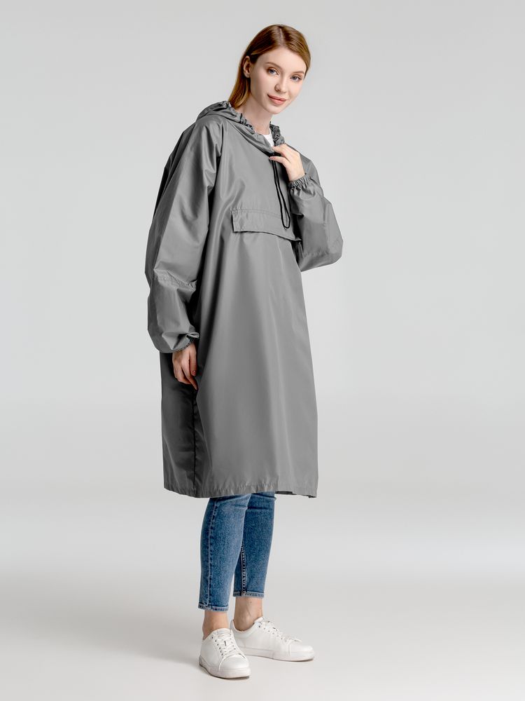 Дождевик-анорак Hard Work, серый / Миниатюра WWW (1000)