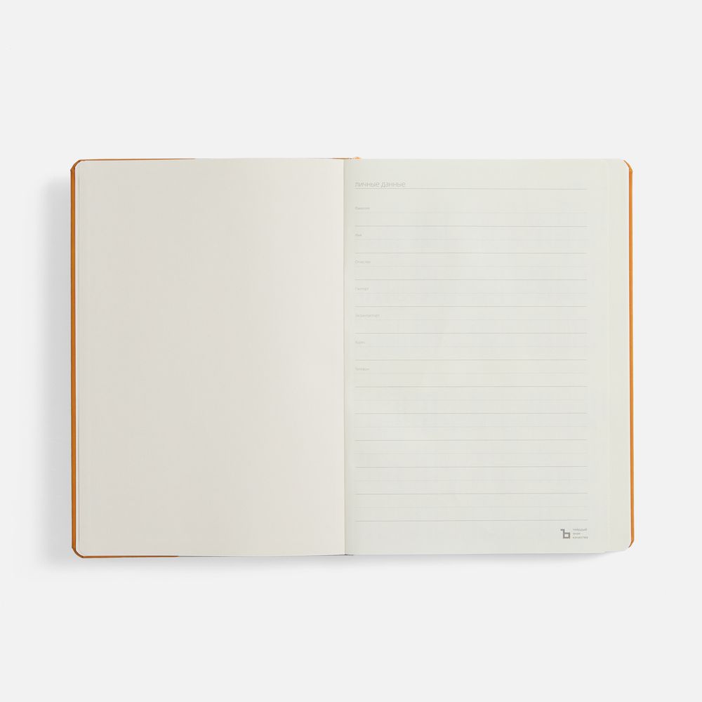 Ежедневник Urban Metal, недатированный, оранжевый / Миниатюра WWW (1000)