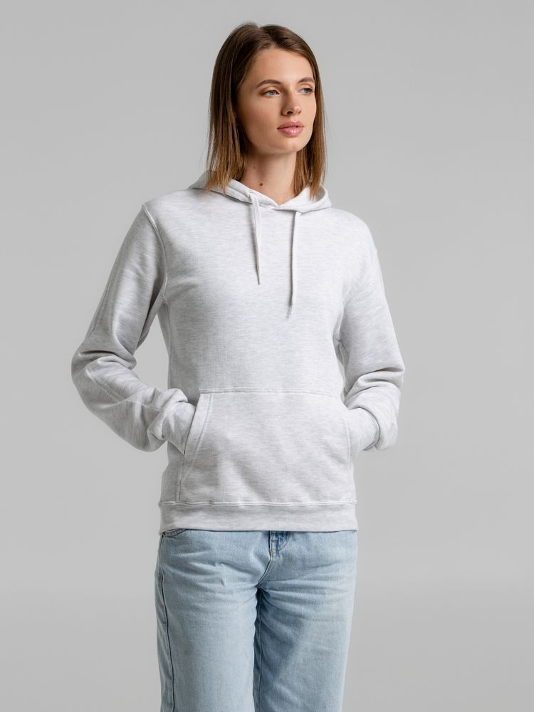 Толстовка с капюшоном Snake II светло-серый меланж / Миниатюра WWW (1000)