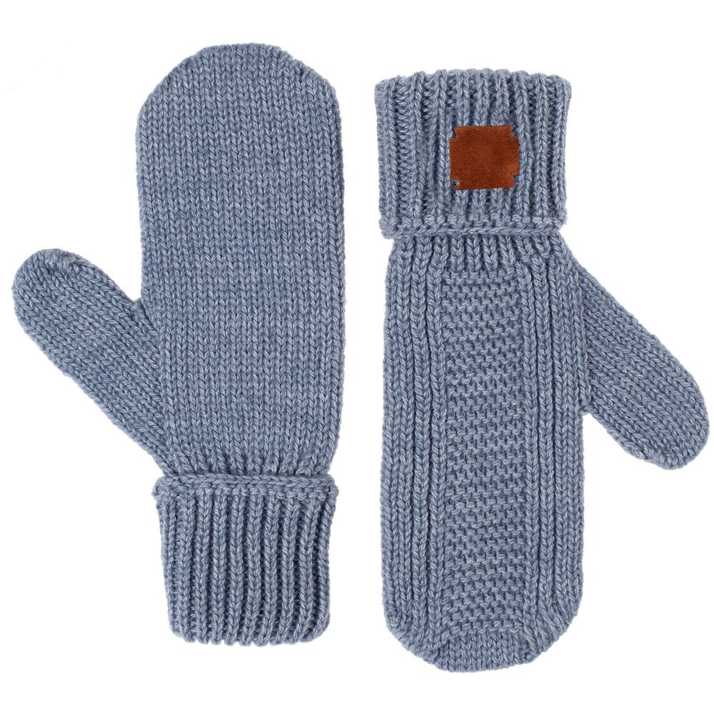 Варежки Brugge, голубой меланж / Миниатюра WWW (1000)