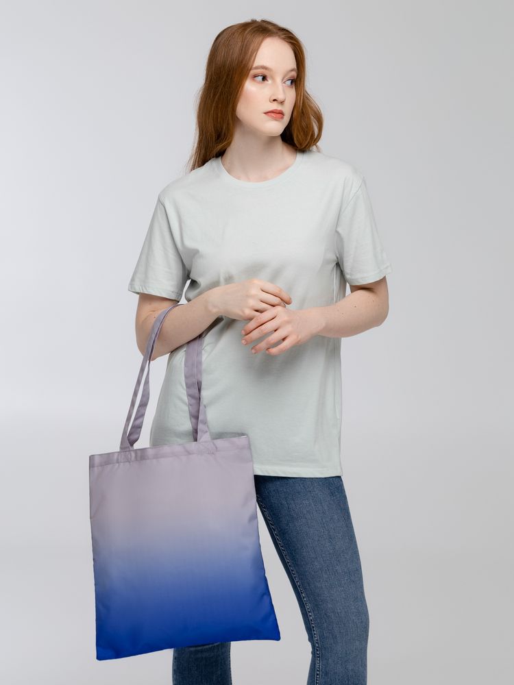 Сумка для покупок Shop Drop, серо-синий градиент / Миниатюра WWW (1000)