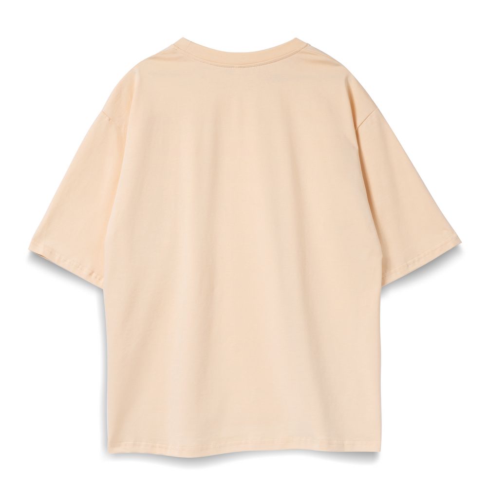 Футболка оверсайз Slope, бежевая / Миниатюра WWW (1000)