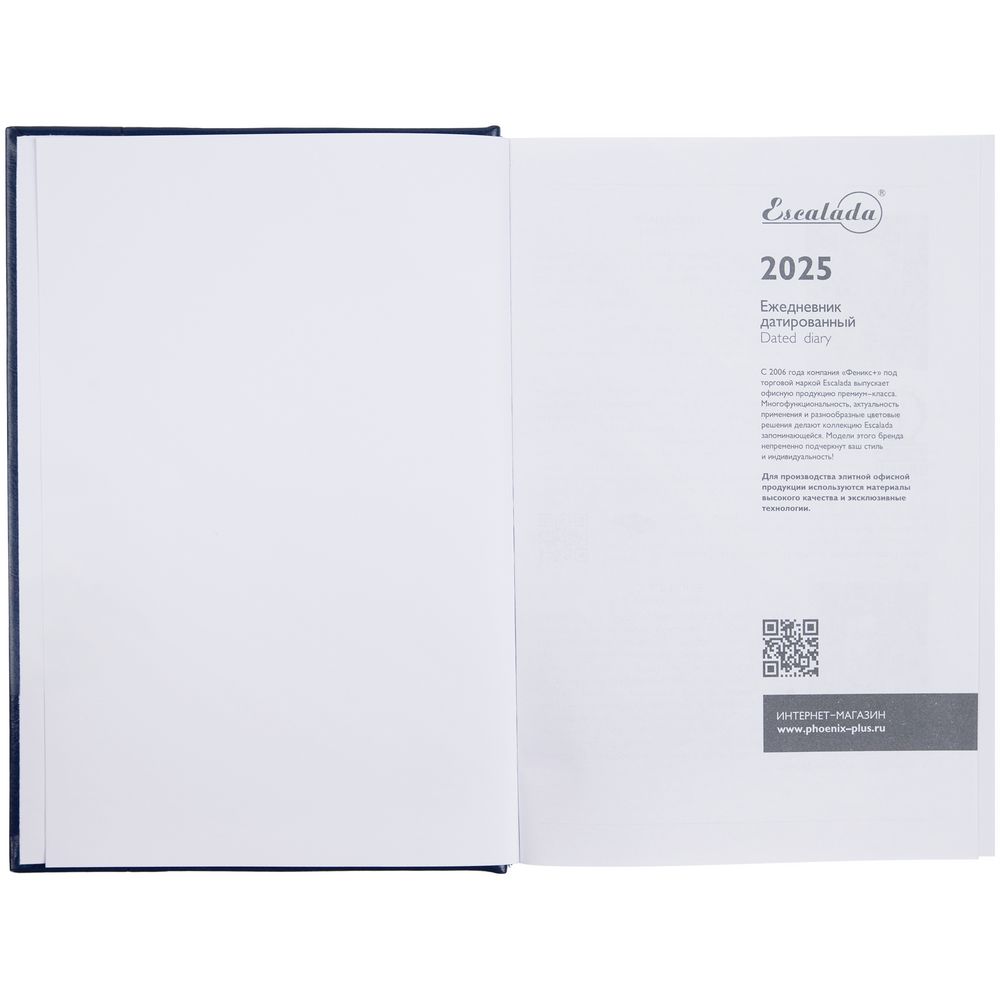 Ежедневник Baza, датированный, синий / Миниатюра WWW (1000)