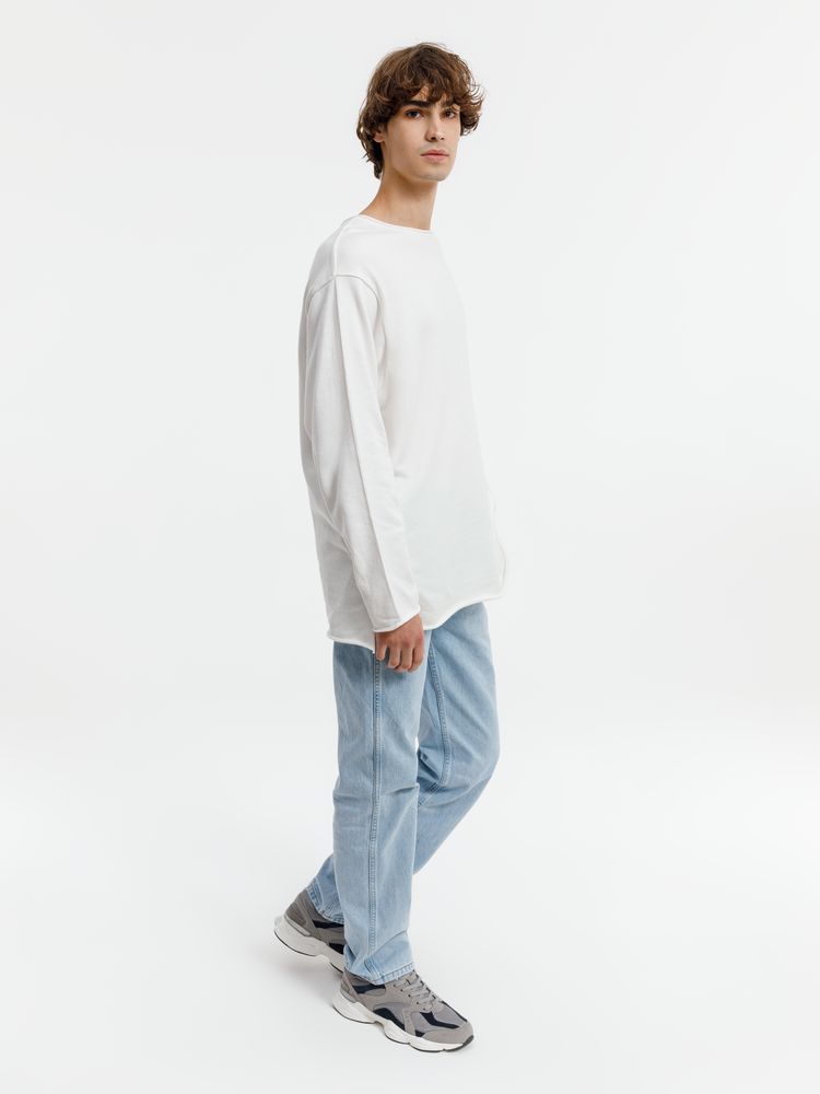 Лонгслив унисекс Siluetti Fuori, молочно-белый / Миниатюра WWW (1000)