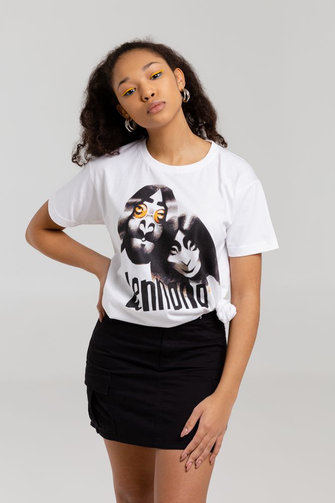 Футболка «Меламед. John Lennon, Yoko Ono», белая / Миниатюра WWW (1000)