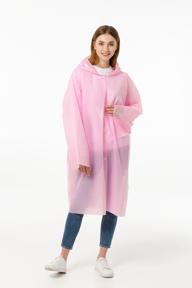 Дождевик-плащ CloudTime, розовый / Миниатюра WWW (1000)