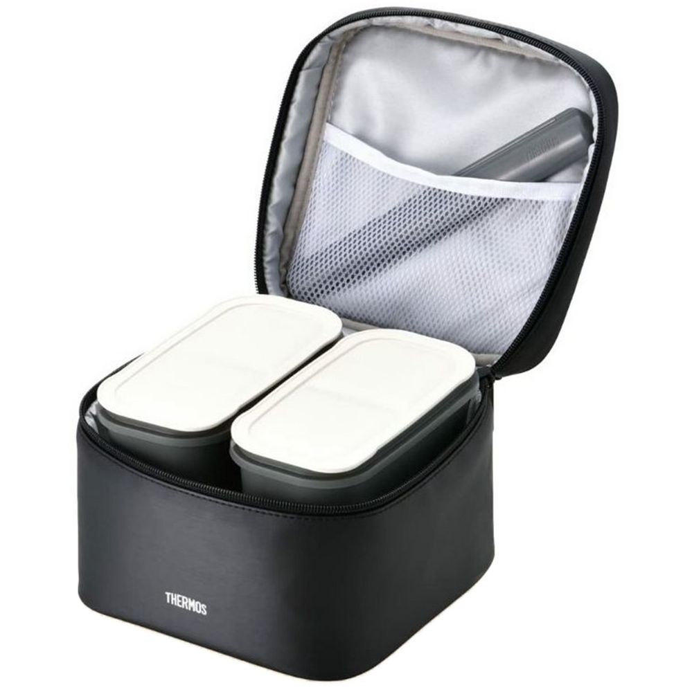 Набор ланчбоксов в термосумке Thermos DJF1800, черный / Миниатюра WWW (1000)