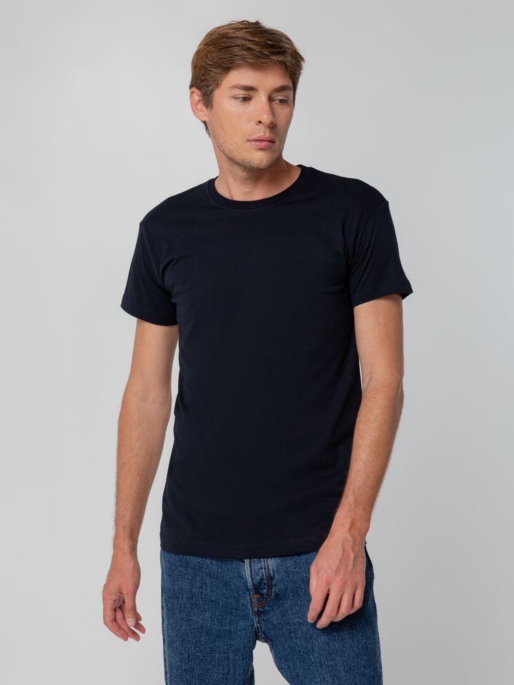 Футболка унисекс T-bolka 140, темно-синяя / Миниатюра WWW (1000)