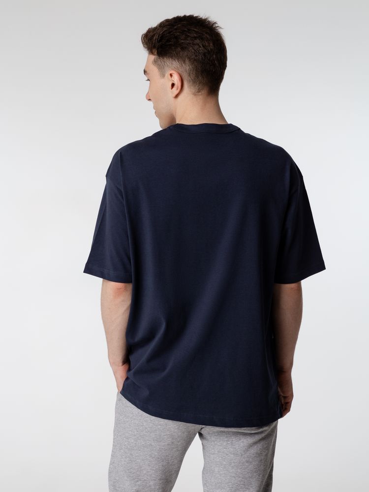 Футболка оверсайз мужская Boxy Men, темно-синяя / Миниатюра WWW (1000)