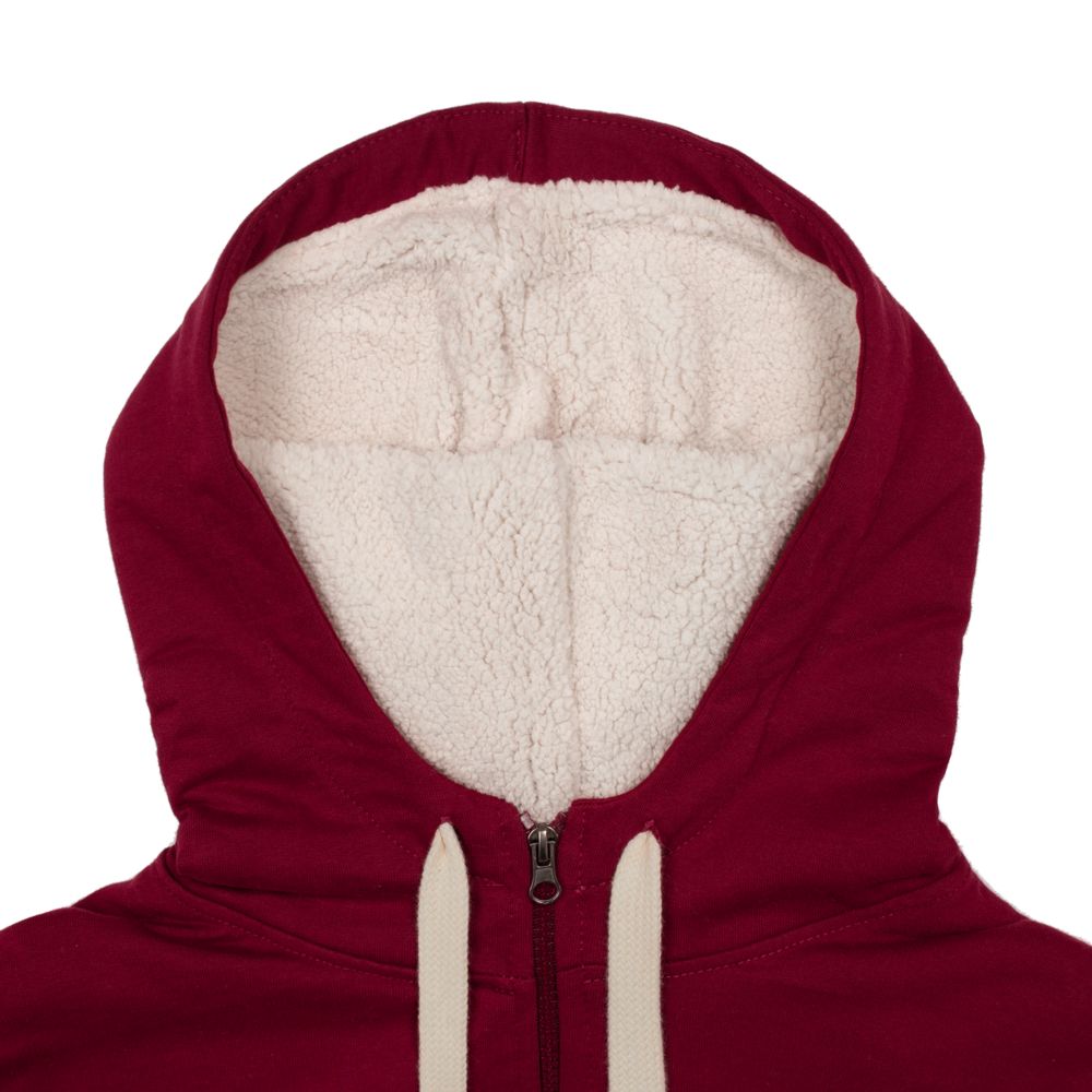Толстовка на молнии Kulonga Sherpa, бордовая / Миниатюра WWW (1000)