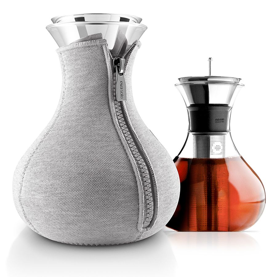 Чайник заварочный Tea Maker в чехле, светло-серый / Миниатюра WWW (1000)