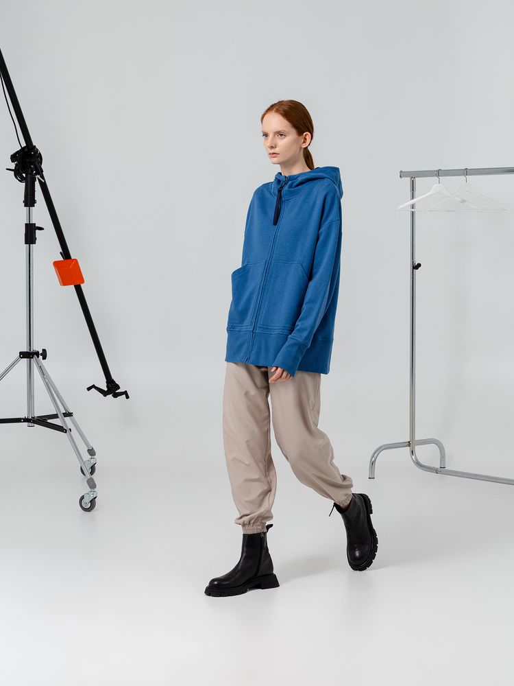 Толстовка унисекс Kosmos 1.0, синяя / Миниатюра WWW (1000)