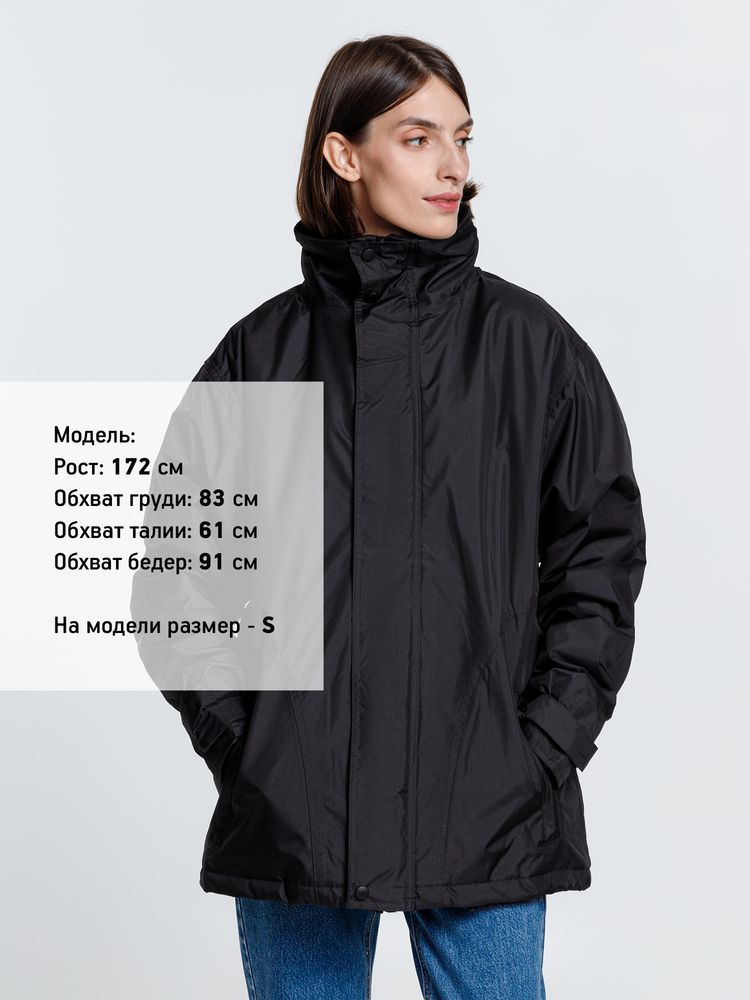 Парка унисекс Liubliana, черная / Миниатюра WWW (1000)