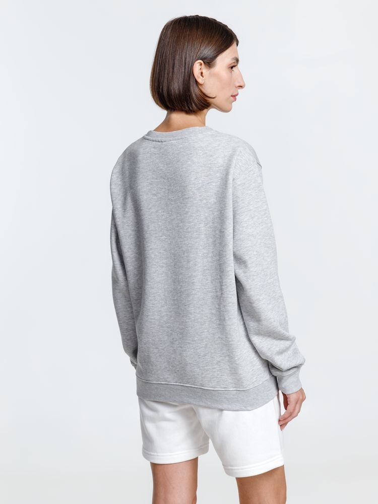 Свитшот унисекс Delta, серый меланж / Миниатюра WWW (1000)