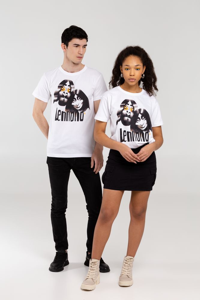 Футболка «Меламед. John Lennon, Yoko Ono», белая / Миниатюра WWW (1000)