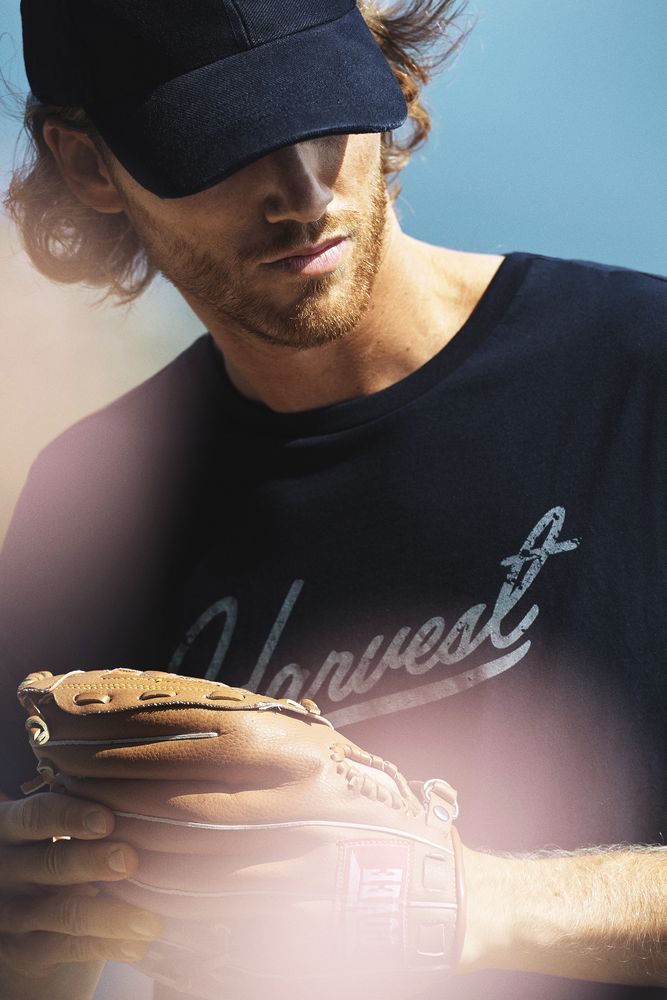 Футболка мужская American U, светлый меланж / Миниатюра WWW (1000)