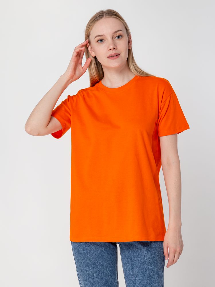 Футболка унисекс Regent 150, оранжевая / Миниатюра WWW (1000)