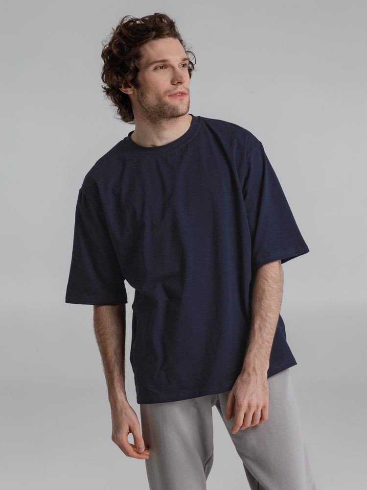 Футболка оверсайз Slope, кобальт (темно-синяя) / Миниатюра WWW (1000)